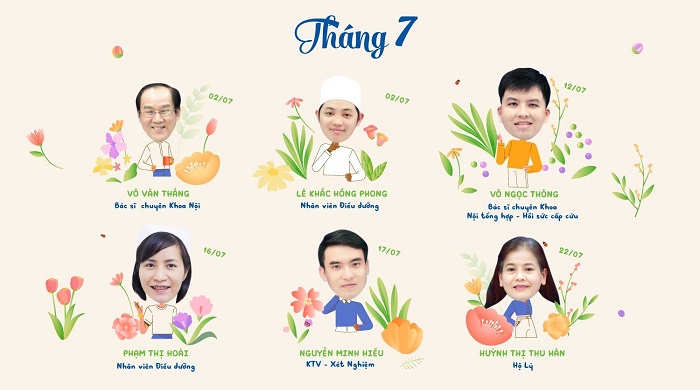 Chúc mừng sinh nhật CBNV tháng 7 năm 2022