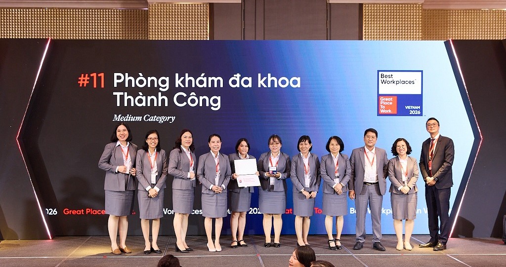 PHÒNG KHÁM ĐA KHOA THÀNH CÔNG — TOP BEST WORKPLACES IN VIETNAM™ 2026