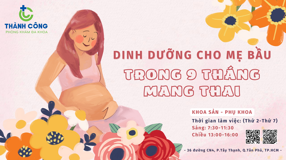 Dinh dưỡng cho mẹ bầu trong 9 tháng mang thai