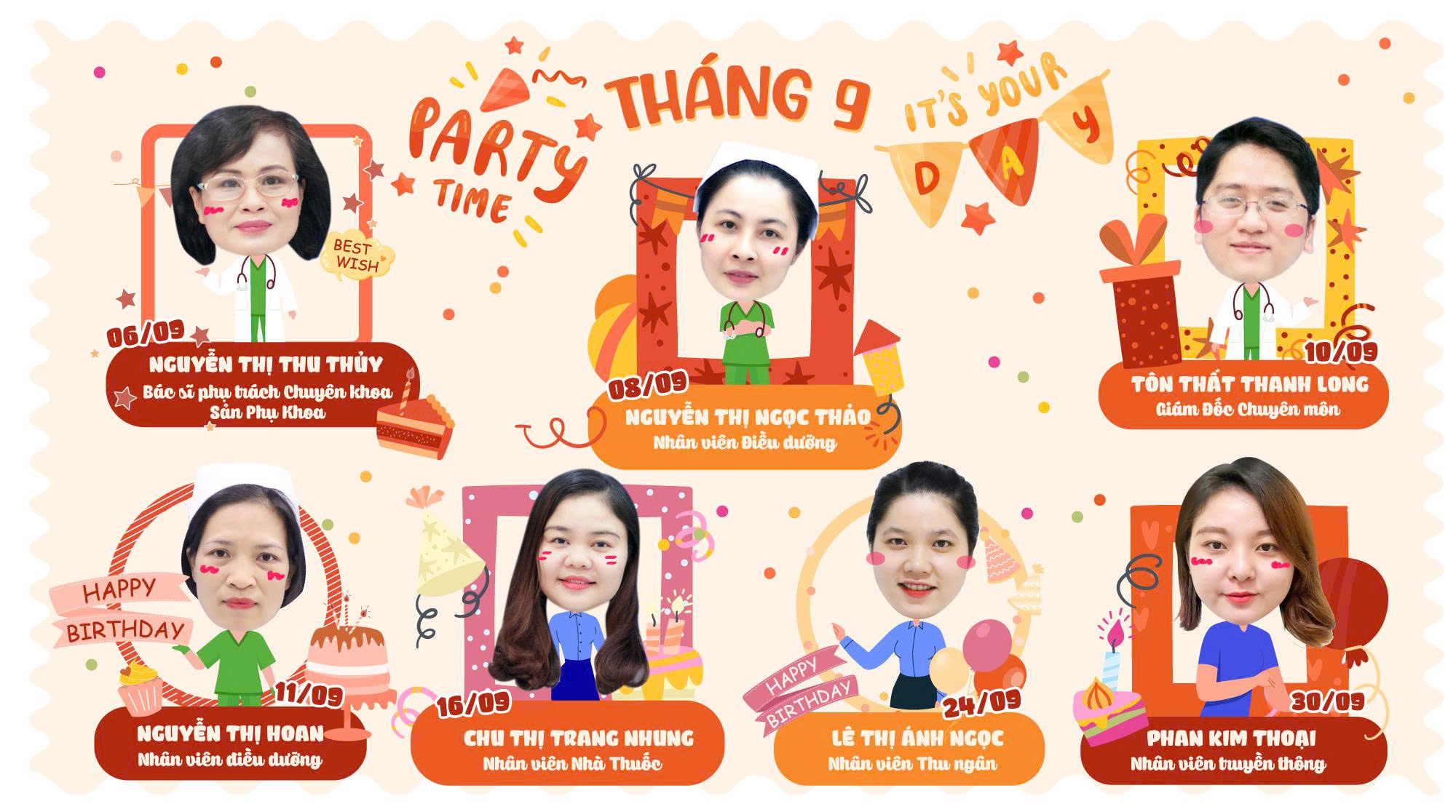 CHÚC MỪNG SINH NHẬT CBNV THÁNG 09/2025